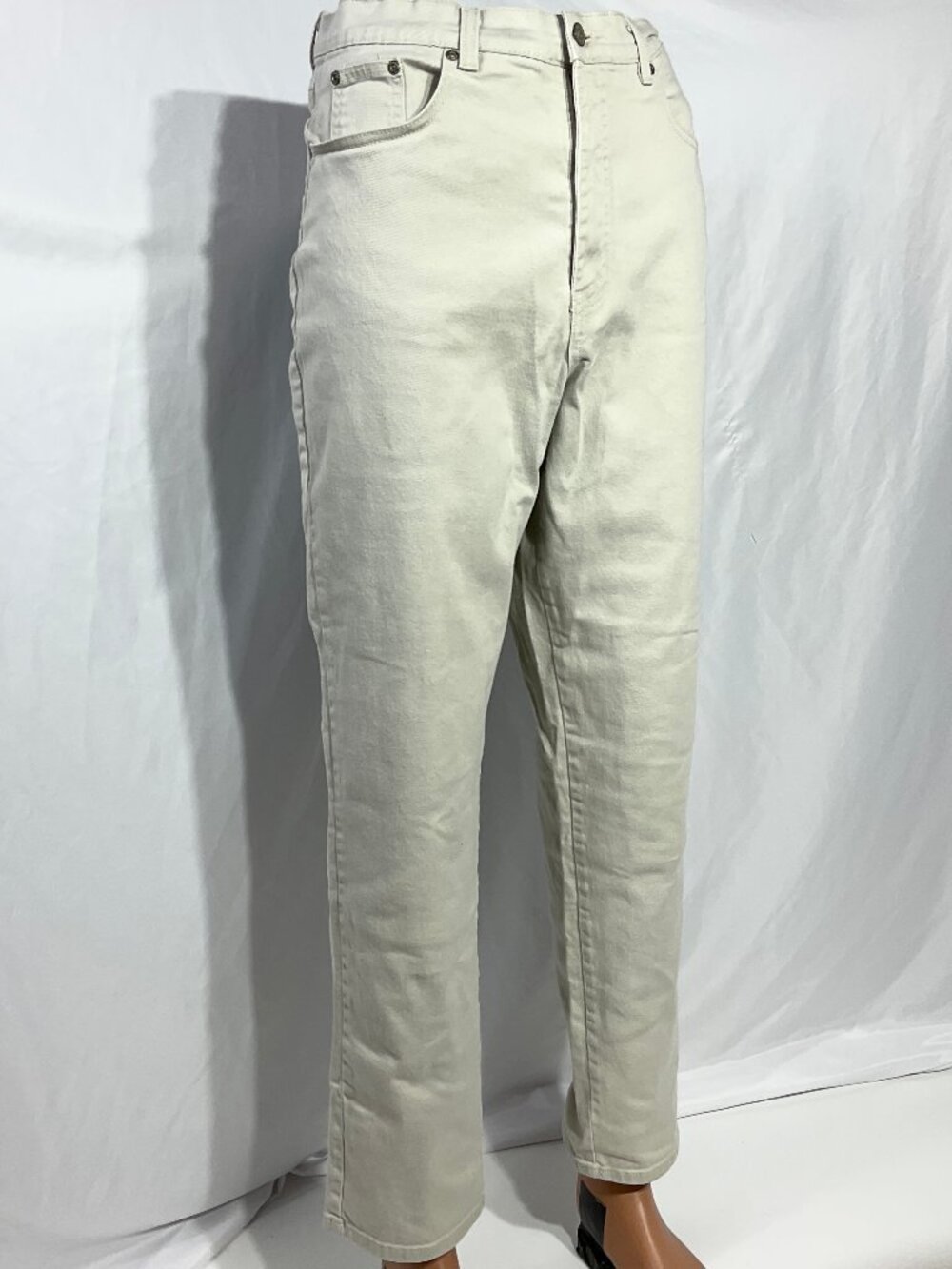 Faded Glory Sz 18 Stretch Khaki Womens Denim